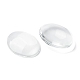 Cabochons de verre transparent de forme ovale X-GGLA-R022-40x30-3