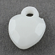 Opaque Acrylic Heart Charms X-SACR-R795-M-2