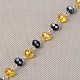 Handmade Rondelle Glass Beads Chains for Necklaces Bracelets Making AJEW-JB00119-06-1
