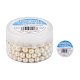 Cuentas redondas de perlas de vidrio teñidas ecológicas HY-BC0001-8mm-RB012-5
