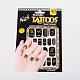 Mixed Style Removable Fake Temporary Tattoos Paper Stickers AJEW-O025-17-2