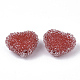 Perles en résine pour la saint valentin X-RESI-Q209-01-3