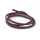 Braided Flat Single Face Imitation Leather Cords LC-T003-01-M-2