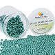 Cuentas redondas de perlas de vidrio teñidas ecológicas pandahall elite HY-PH0001-3mm-RB118-1