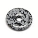 Donut/Pi Disc Natural Gemstone Pendants G-L234-40mm-02-1
