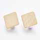 Smooth Surface Iron Stud Earring Findings IFIN-T012-95-RS-2