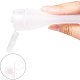 マットプラスチック詰め替え式化粧品ボトル  フリップキャップ付き  透明  120x46x30mm  容量：50ミリリットル MRMJ-WH0024-01C-3