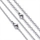 Ожерелья с подвесками из нержавеющей стали fashewelry NJEW-FW0001-02M-4