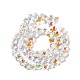 Chapelets de perles en verre à facettes EGLA-E030-01D-2