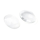 Transparent oval Glas Cabochons&nbsp;LS-GGLA-R022-35x25-3