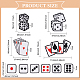 FINGERINSPIRE 10 Style Dice Poker Ace Clothes Patch Iron on Embroidered Applique Roll of Dice Embroidered Applique Playing Card Gaming Applique Patches for Jeans Hats Bags Jackets Shirts Clothing DIY PATC-FG0001-38-2