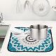 Коврик для сушки посуды из полотенец для кухни AJEW-WH0189-80A-05-6