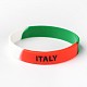 Bracelets écologiques bracelets en silicone X-BJEW-L560-02-2