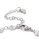 304 Stainless Steel Link Chain Bracelets BJEW-I295-16P-2