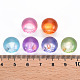 1-Hole Transparent Acrylic Buttons TACR-S154-50B-4