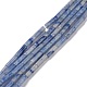 Природные голубые авантюрин бисером пряди G-D464-02-1