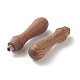 (venta de liquidación defectuosa: cabeza de tornillo torcida) mango de madera de peral AJEW-XCP0001-84-3
