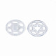 Botones de presión de resina transparente BUTT-N018-060-A-2