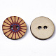 2 buche bottoni in legno stampato BUTT-ZX004-01A-02-2