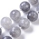 Nuvoloso naturale perle di quarzo fili G-E524-08-25mm-1