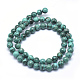 Chapelets de perles en turquoise naturelle X-TURQ-G148-06-6mm-2