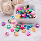 Fashewelry 330pcs 11 Style Handmade Polymer Clay Beads CLAY-FW0001-01-4