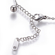 304 Stainless Steel Charm Bracelets BJEW-L660-13-4