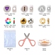 Kits de fabrication de bracelets de perles en argile polymère bricolage DIY-FS0002-29-3