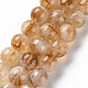 Chapelets de perles de citrine naturelle G-S362-105D-1