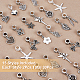 SUPERFINDINGS 30Pcs 15 Styles Tibetan Style Alloy European Dangle Charms FIND-FH0008-46-5