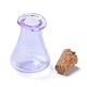 Glass Cork Bottles AJEW-O032-01E-3