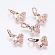 Brass Micro Pave Cubic Zirconia Charms RB-I077-08RG-RS-1