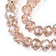 Chapelets de perles en verre électroplaqué&nbsp;EGLA-A034-T4mm-A29-3