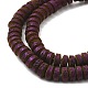 Electroplated Natural Lava Rock Beads Strands G-Q1009-F01-01D-3