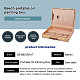 木製の工具箱  多機能ポータブルツールボックスまたは絵画収納ボックス用  長方形  湯通しアーモンド  32.2x25x8cm ODIS-WH0005-44-7