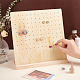 PH PandaHall 132 Holes Earring Holder Wood Earring Stands with Base Earring Hanger Board Stud Earring Stand Organizer Jewelry Rack Display Earring Display Stands for Selling Retail Personal EDIS-WH0016-029-3