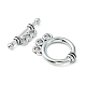 Tibetan Style Alloy Toggle Clasps LF10795Y-NF-3