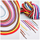 Cordón de cordón de poliéster gorgecraft AJEW-GF0002-07-3