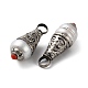 Pendentifs en perles naturelles de style tibétain faits à la main KK-G473-05AS-2