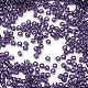 Mgb松野ガラスビーズ  日本製シードビーズ  6/0つの透明なガラスの丸い穴のシードビーズ  紫色のメディア  3.5~4x2.5~3mm  穴：1.4mm  約311個/20g X-SEED-Q033-3.6mm-11-2