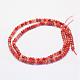 Natural South Red Agate Beads Strands G-F460-17-2