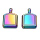 Colgantes de aleación de color arcoíris PALLOY-N156-154-NR-2