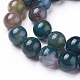 Natural Indian Agate Round Beads Strands G-N0120-06-8mm-3