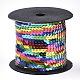 Fili di perline di paillette di plastica accessori per ornamento placca ecologica PVC-T022-01-2