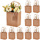 NBEADS 10 Pcs Kraft Paper Flower Bags with Handle CARB-NB0001-07-1