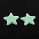 Star Solid Color Opaque Acrylic Beads SACR-S037-M07-2