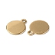 Ion Plating(IP) 304 Stainless Steel Charms STAS-C066-27G-2