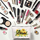 CREATCABIN Blessed Canvas Makeup Bags Sunflower Cosmetic Bag Multi-Purpose Pen Case with Zipper Travel Toiletry Bag for Keys Lipstick Card Women Pencil Case Gift DIY Craft Thanksgiving 10 x 7Inch ABAG-WH0029-051-7