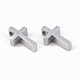 304 Stainless Steel Tiny Cross Charms STAS-T041-07-2