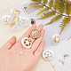 GORGECRAFT 1 Box 8 Set Silver Engraved Gold Star Concho Screw Back Hollow Out Decorative Buttons Replacement Round Vintage Buckle Castings Personality Manual DIY Luggage Clothing Leather Decoration FIND-GF0002-25-3